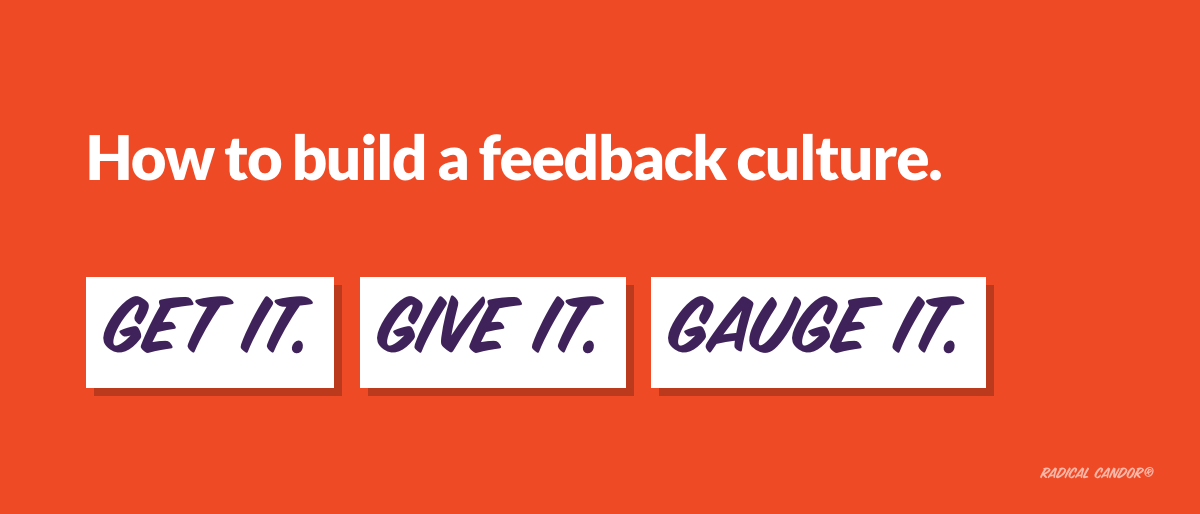How Do You Build a Culture of Feedback? Get It, Give It, Gauge It
