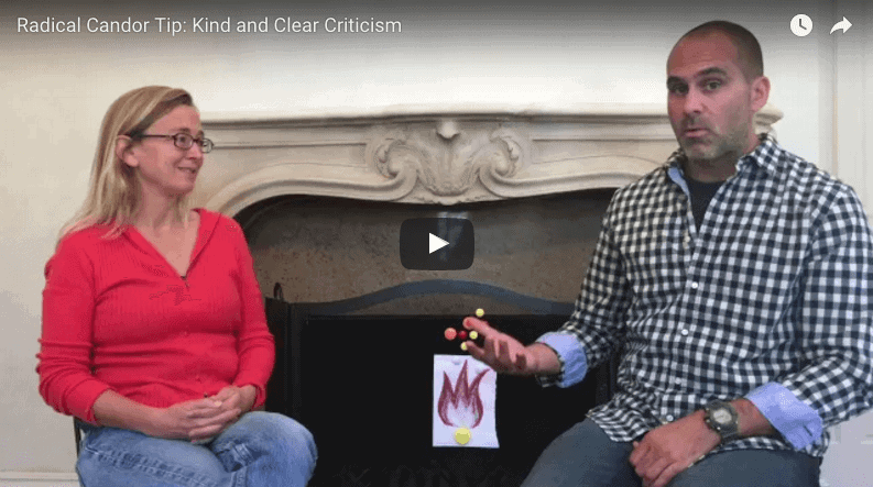 Video Tip for Radically Candid Criticism