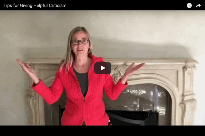 Video Tip: Radically Candid Criticism is Helpful