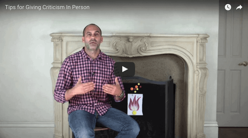 Video Tip: Radically Candid Criticism is In Person