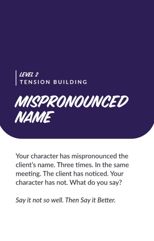 Character card: Madame Icewater, marketing manager