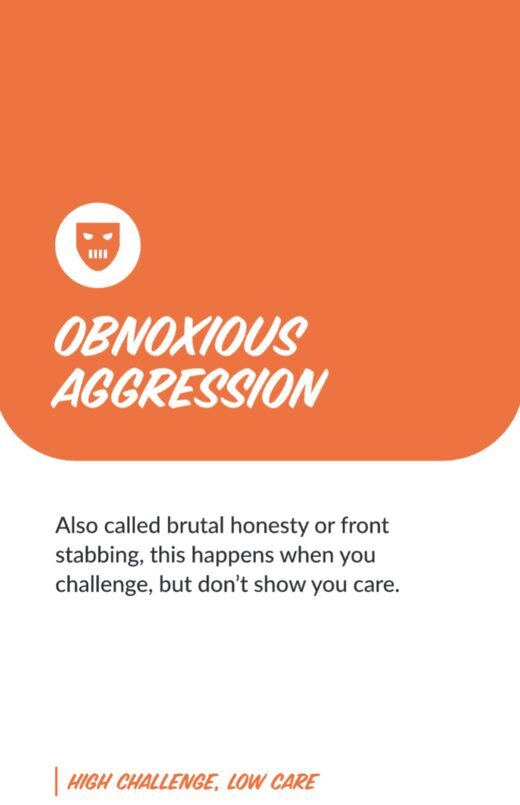 Obnoxious Aggression card