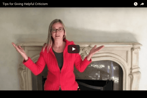 Video Tip: Radically Candid Criticism Is Helpful