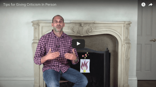 Video Tip: Radically Candid Criticism Is In Person