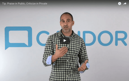 Video Tip: Praise In Public, Criticize In Private
