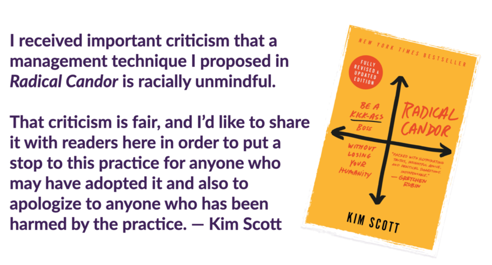 Radical Candor And Racism