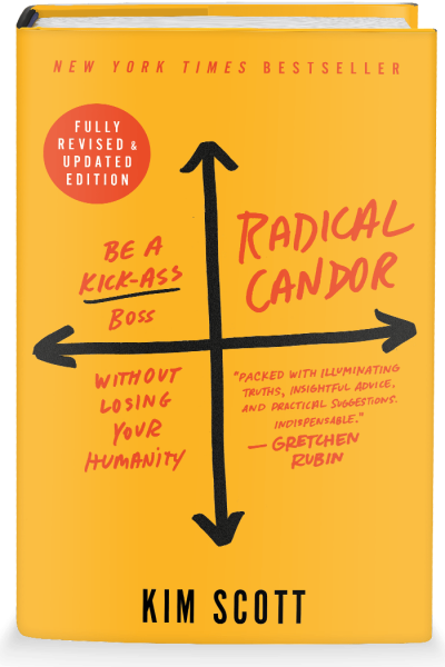 Radical Candor book cover by Kim Scott