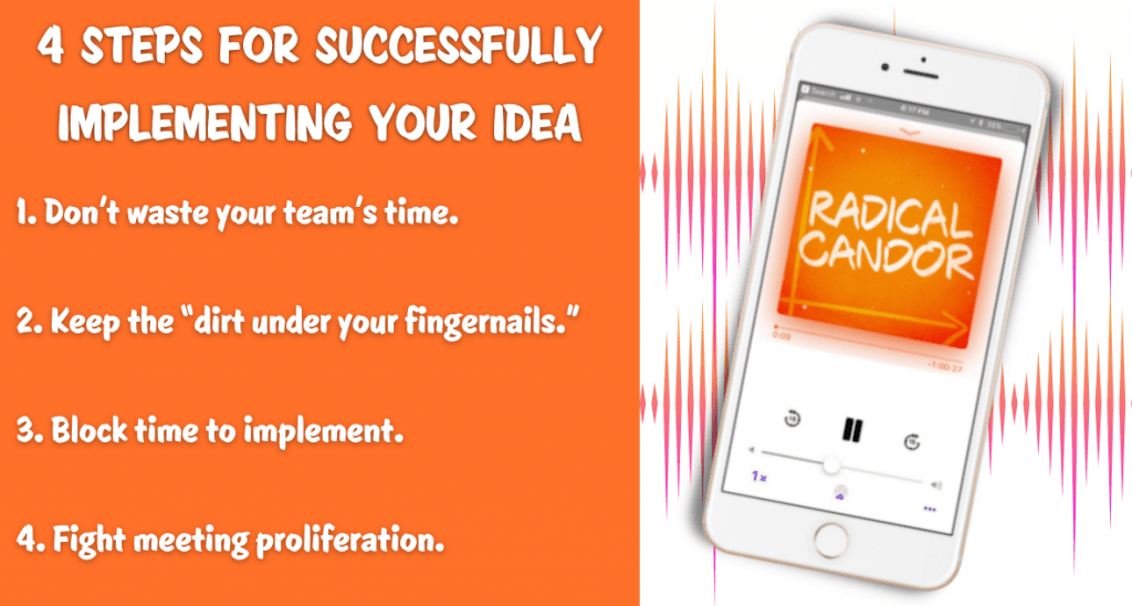 Radical Candor Podcast Implement