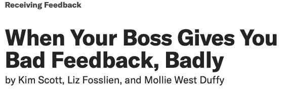 how to respond to negative feedback from boss