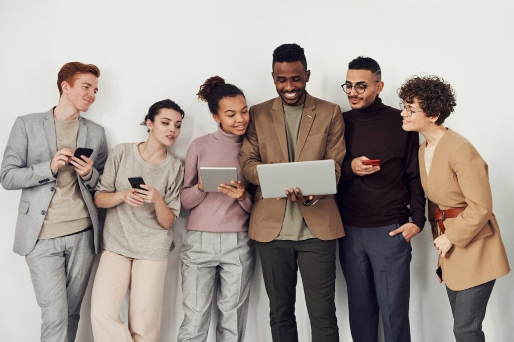 What does Gen Z want at work? A diverse group of young workers.