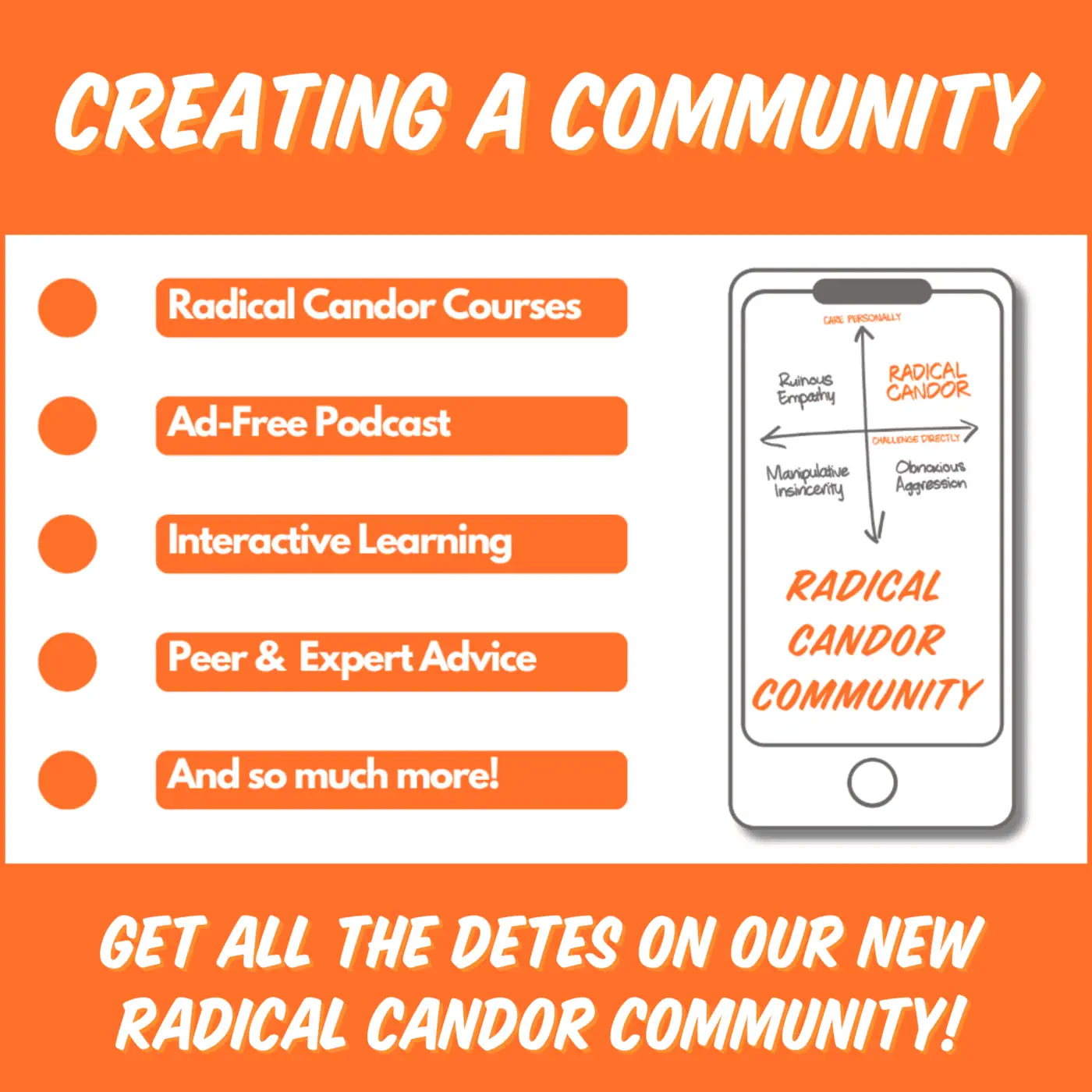 Creating a community of Radical Candor